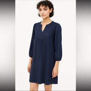ba&sh Navy Blue Tunic Dress Size 0 Effortless French Style